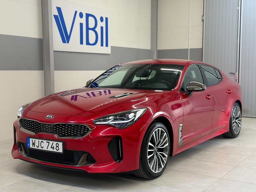Kia Stinger 2.2 CRDi AWD GT-Line VÄRMARE/HK/NAVI/360*/KEYLESS/DRAG