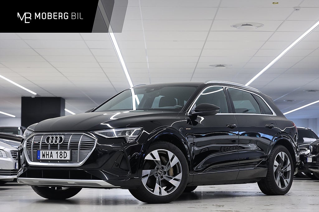 Audi E-Tron 55 Quattro 408hk S-Line Värmare Drag Navi