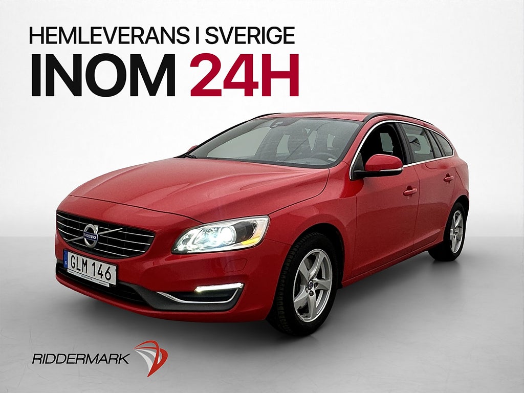 Volvo V60 D4 AWD Momentum Värmare Drag P-sensor Rattvärme