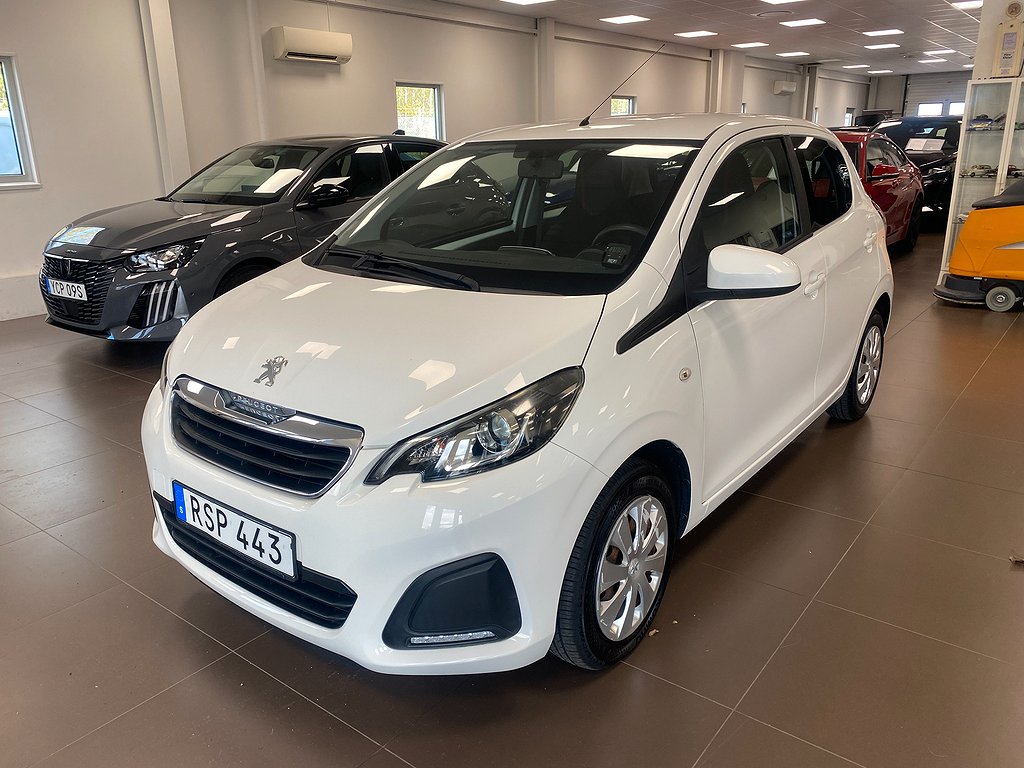 Peugeot 108 5-dörrar 1.0 VTi 1 ägare sen ny