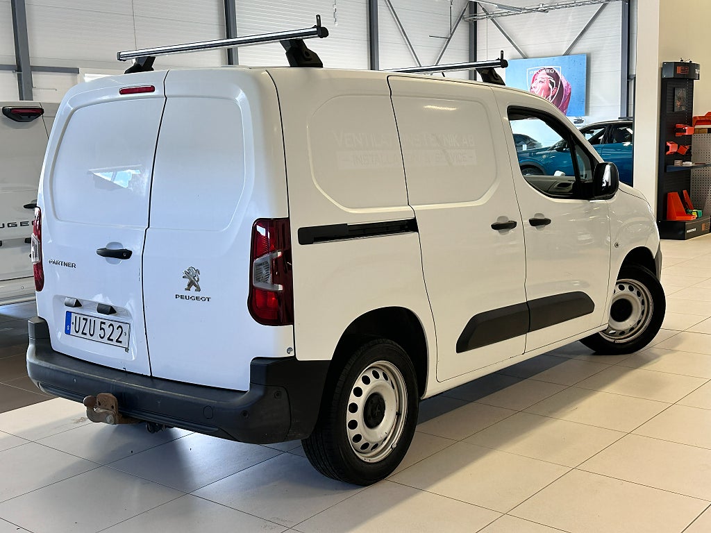 Peugeot Partner 1.5 BlueHDi 3-sits 100hk Euro 6 thumbnail