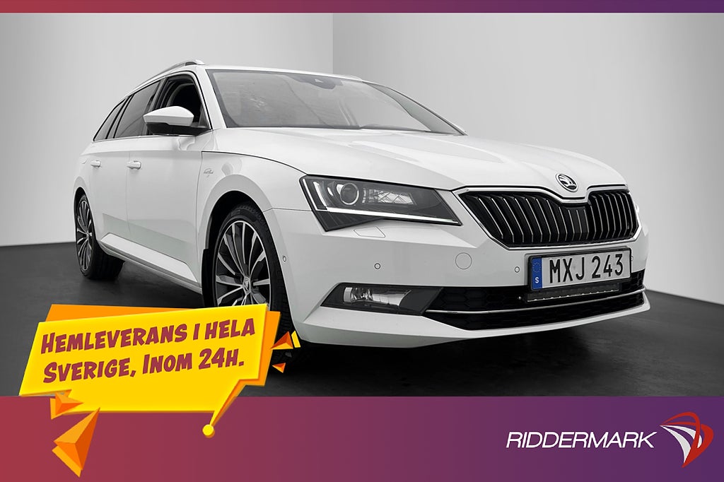 Skoda Superb 2.0 TSI 220hk L&K Värmare Canton Kamera CarPlay