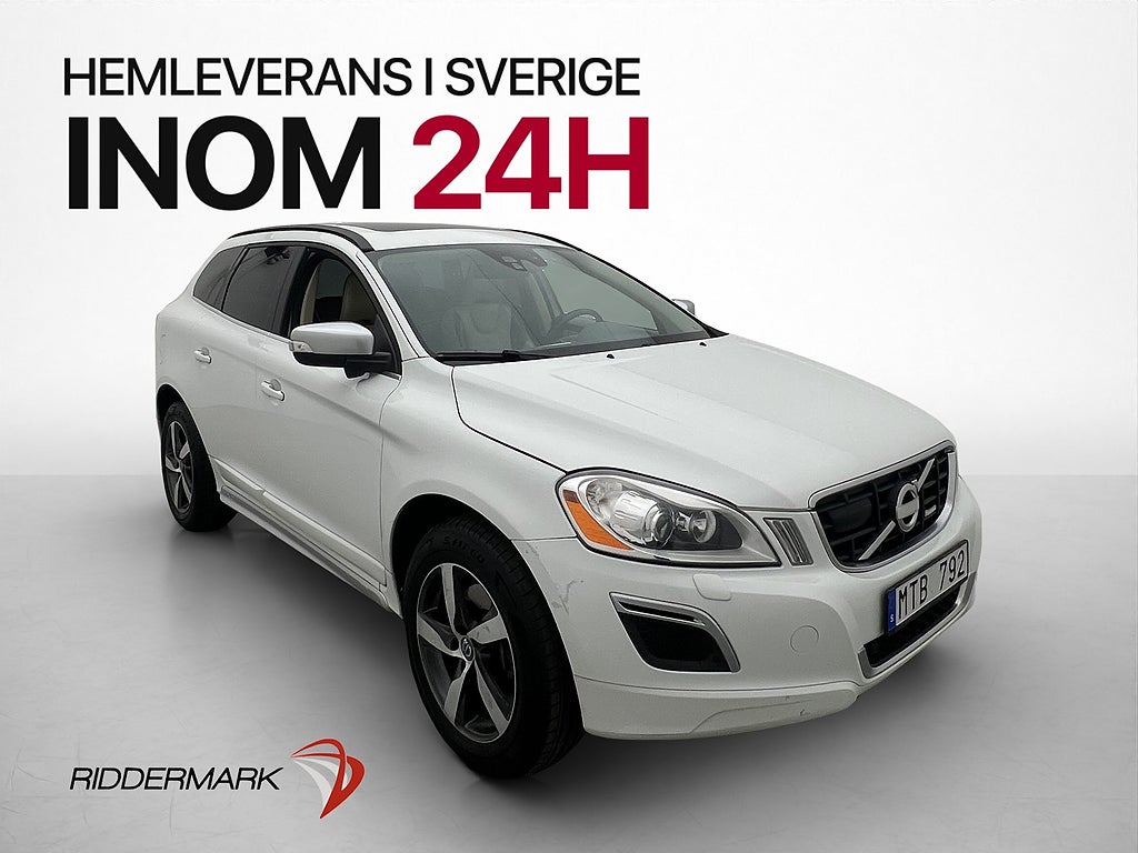 Volvo XC60 D3 AWD 215hk R-Design Drag Pano Kamera D-värmare