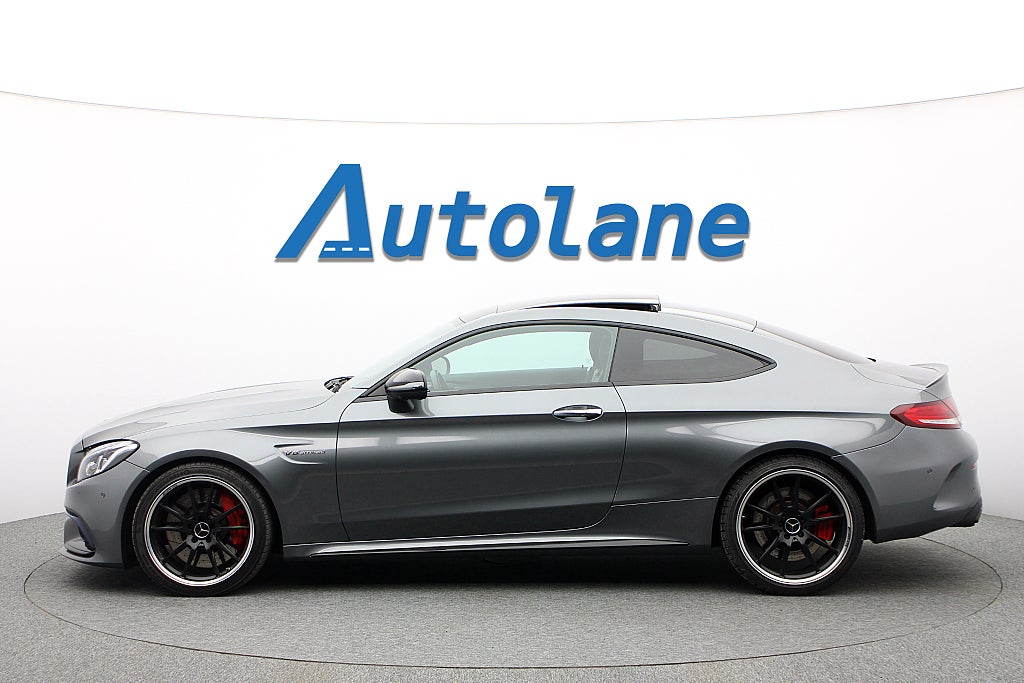 Mercedes-Benz C63 S AMG Coupé Panorama, Burmester®, 360 kamera, Sv-Såld