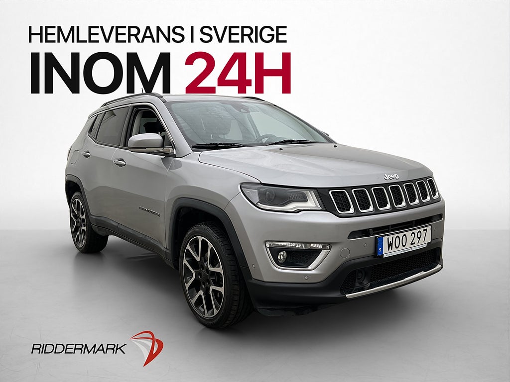 Jeep Compass 1.4 4WD 170hk Limited M&K-Värmare Kamera Navi