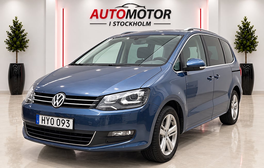 Volkswagen Sharan 7Sits 2.0 TDI Auto Panorma El dörrer Drag Värma B-Kamer