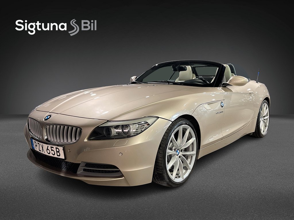 BMW Z4 sDrive35i DCT / LÅGMIL/ CHAMPAGNE/ UTMÄRKT SKICK