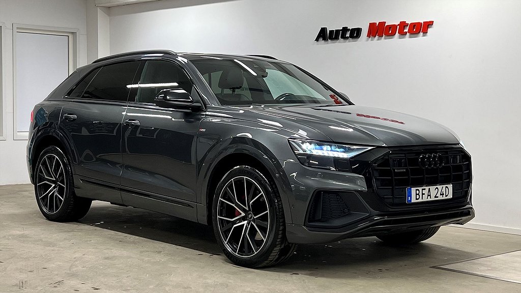 Audi Q8 50 TDI S-Line Pano B&O Matrix D-Värmare MOMS/VAT