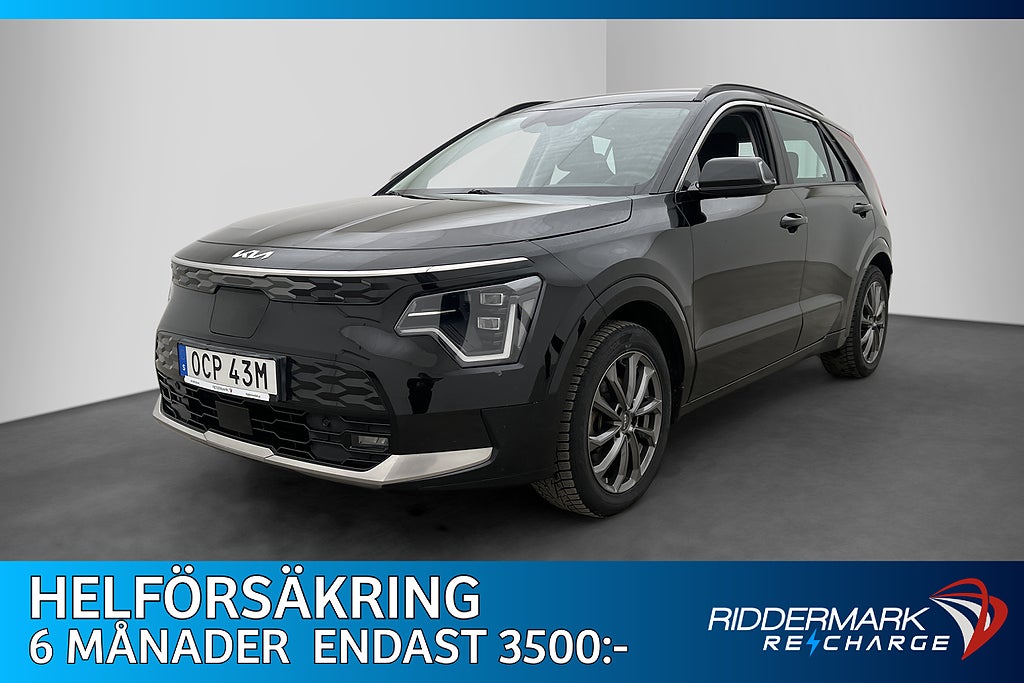 Kia Niro EV 204hk Action Kamera Halvskinn CarPlay MOMS