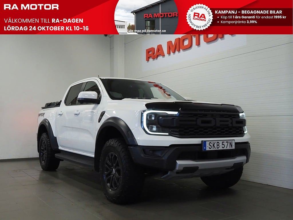 Ford Ranger Raptor 3,0L V6 Bi-turbo 292hk Aut 360-kam B&O Drag Moms 2023