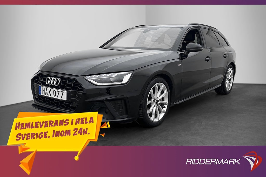 Audi A4 40 TDI Quattro S-Line Cockpit B&O Matrix Värmare