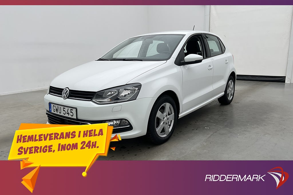 Volkswagen Polo 1.2 TSI 90hk Masters Värmare Bluetooth