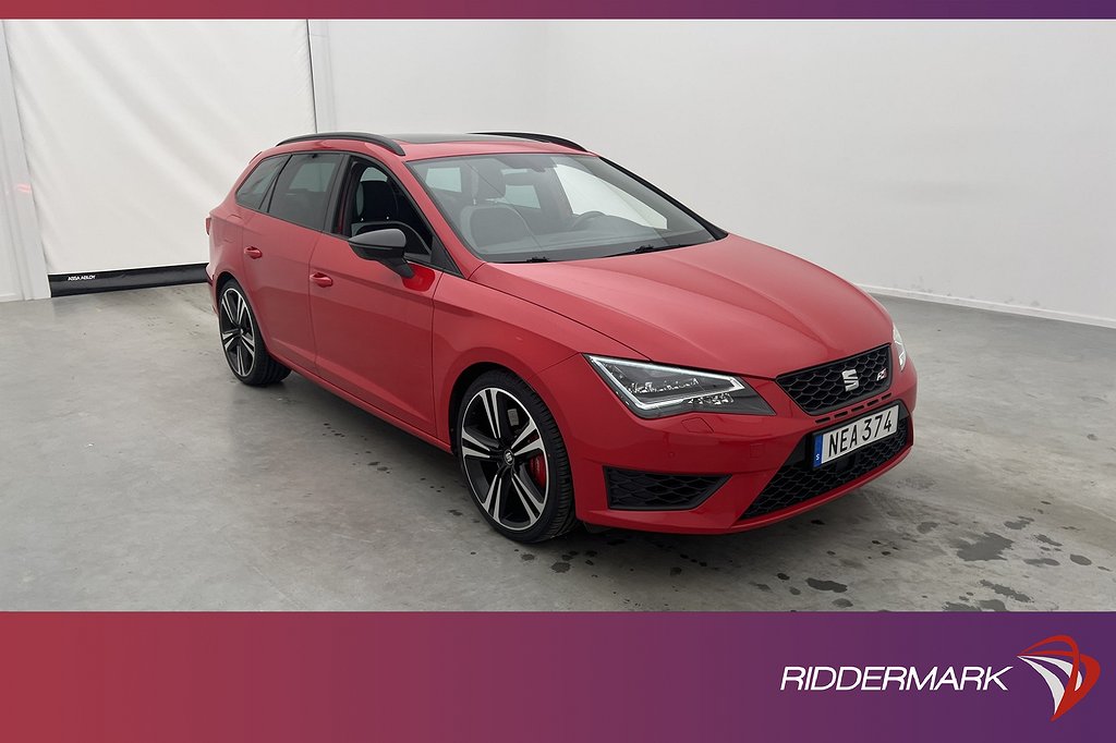 Seat Leon Cupra ST TSI 290hk DCC Pano CarPlay SEAT-Sound