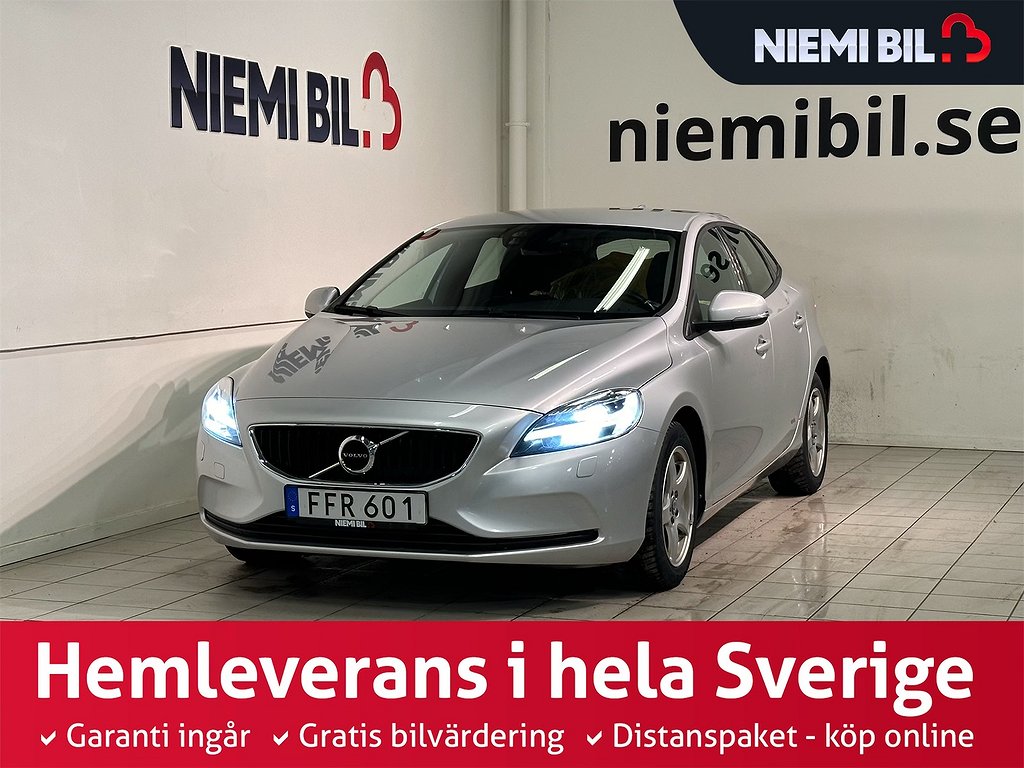 Volvo V40 D2 Momentum Dvärm VoC Psens Farthållare S/V-hjul