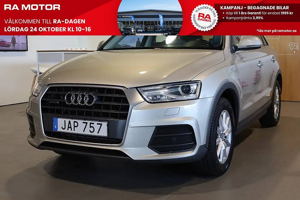 Audi Q3 2.0 TFSI quattro S Tronic Sport Edition Navi Blåtand 2016