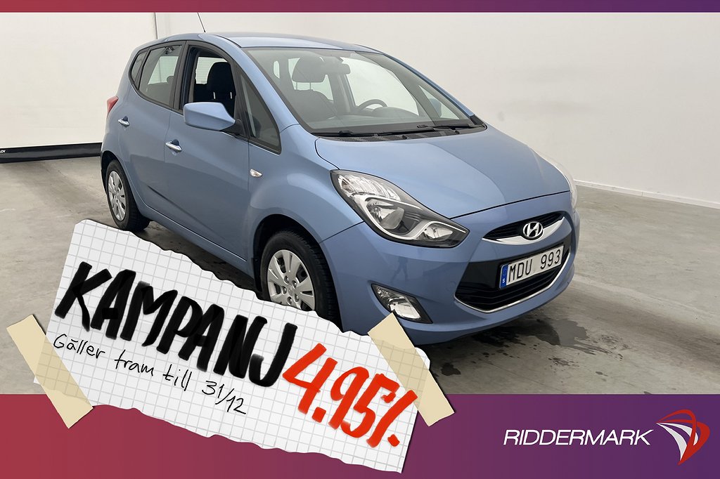 Hyundai ix20 1.4 90hk Comfort Farthåll 4,95% Ränta