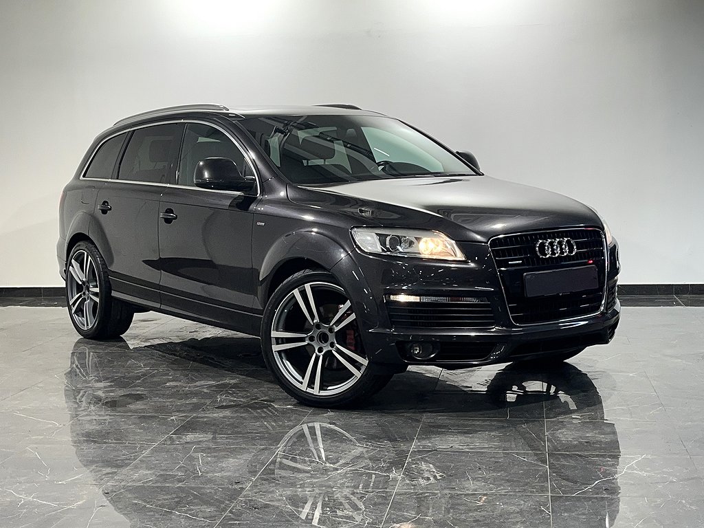 Audi Q7 4.2TDI 326HK QUATTRO 7-SITS S-LINE PANORAMA LUFTFJÄDRING