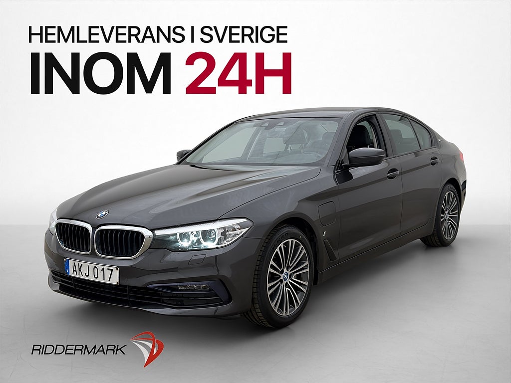BMW 530e iPerformance Sedan 252hk Sport line HiFi Kamera