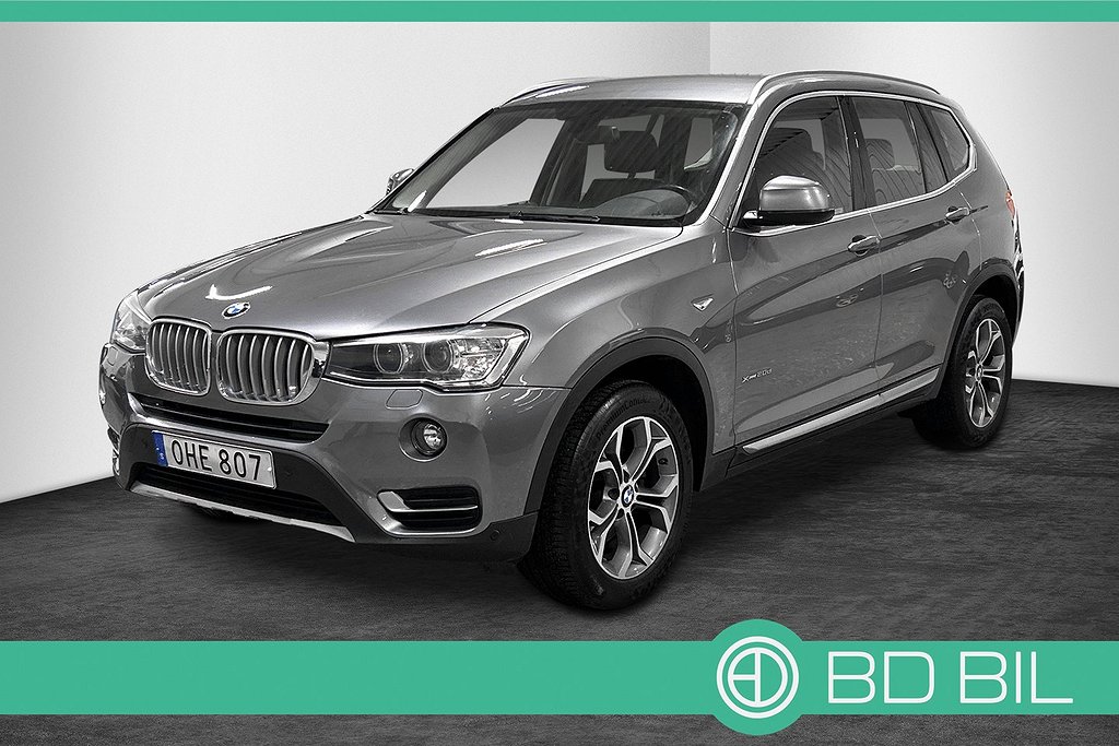 BMW X3 xDrive20d xLine VÄRMARE H/K SKINN NAVI DRAG