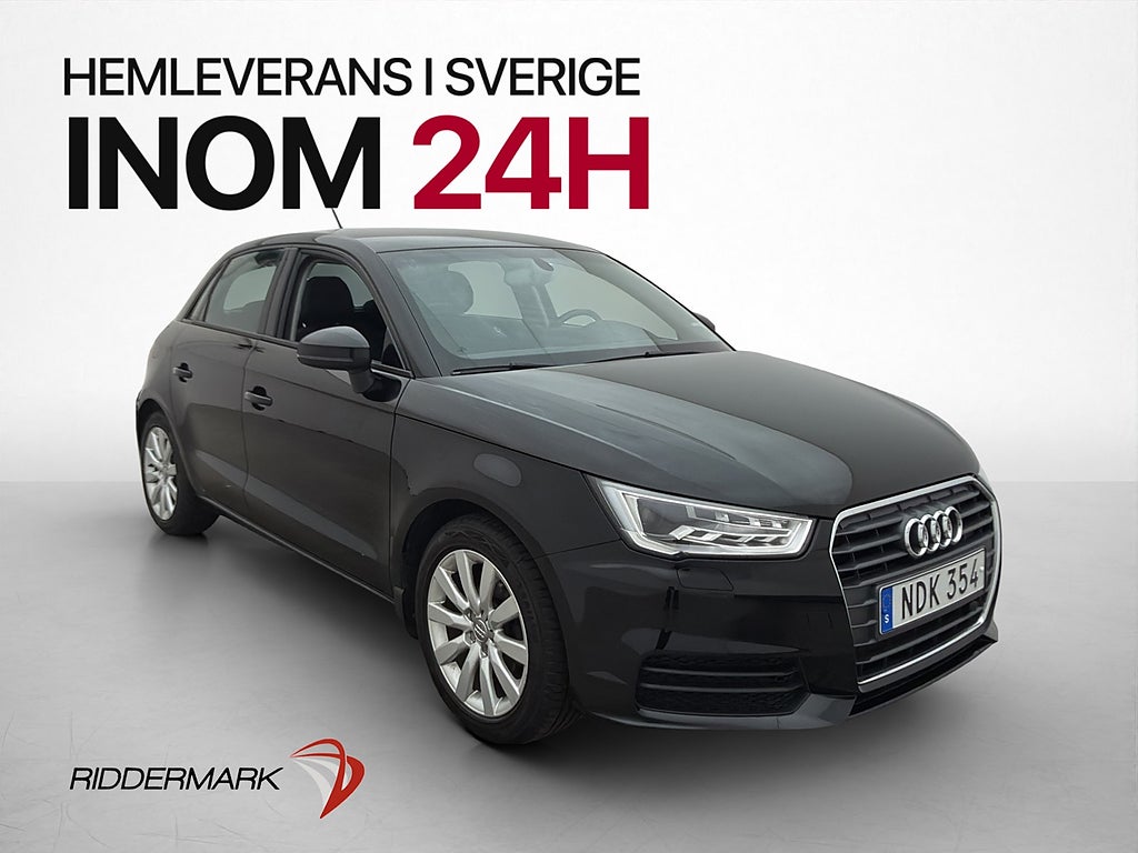 Audi A1 Sportback 1.0 TFSI Sport Edition M/K-Värm 2-Brukare