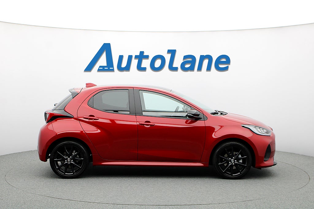 Mazda 2 Hybrid Homura Plus, 10 års, Panoramaglastak, HuD