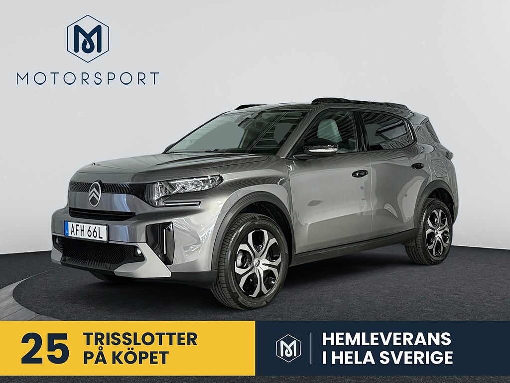 Citroen C3 Aircross 1.2 PT 100hk Plus Backkamera Apple Rattvärme LED