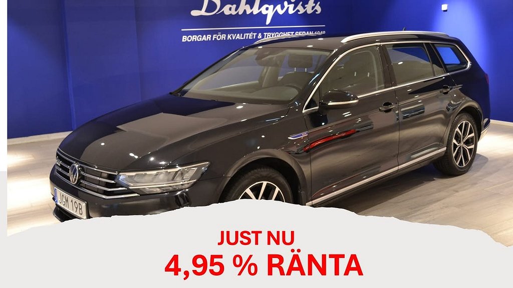 Volkswagen Passat Sportscombi GTE (NU 4,95 % RÄNTA) 1,4 tsi 218hk GT Automat Plug-