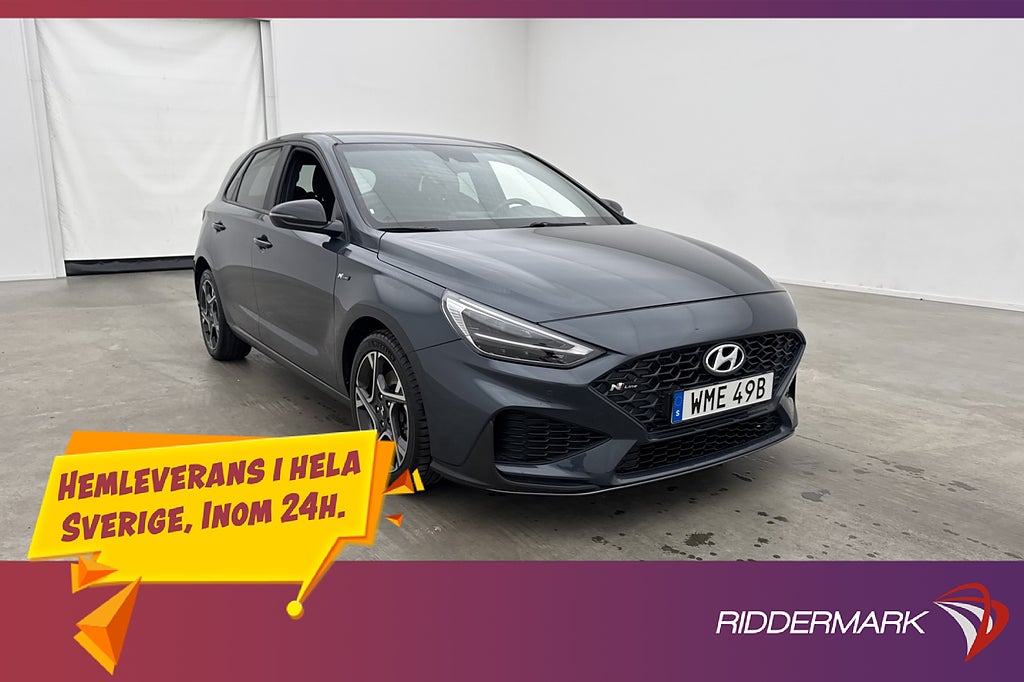 Hyundai i30 1.0 T-GDI 120hk N-Line Kamera CarPlay Rattvärme