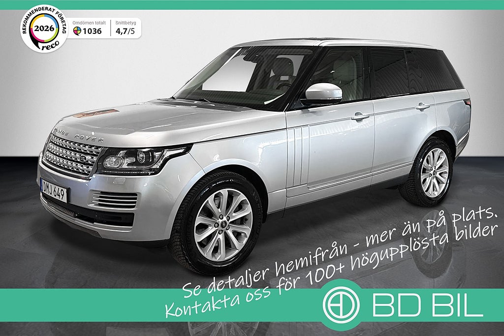 Land Rover Range Rover 3.0 TDV6 4WD DRAG PANO VÄRMARE KAMERA SKINN 2 BRUKARE