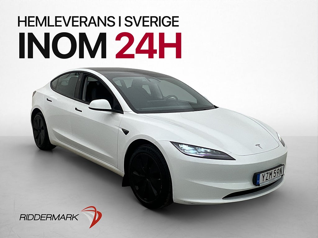 Tesla Model 3 Standard Range Autopilot Värmepump Svensksåld