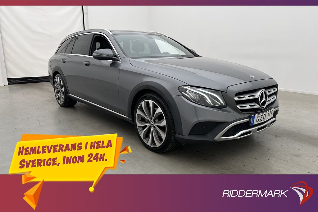 Mercedes-Benz E 220 d 4M All-Terrain Värmare Pano Wide Drag