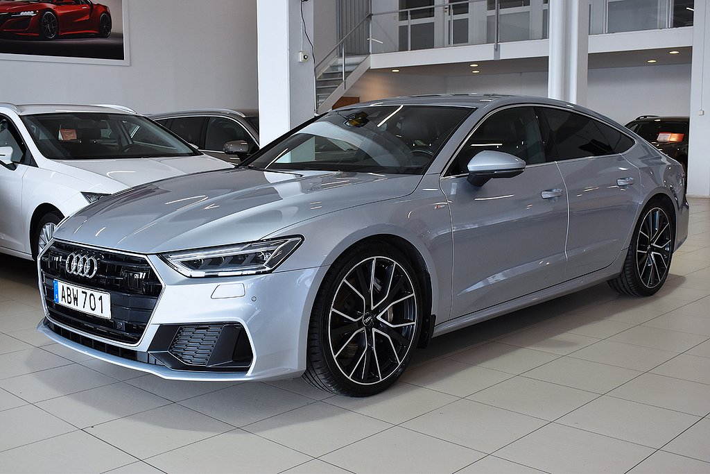 Audi A7 SB 55 TFSI Quattro S-Line Värm Navi B&O LED Euro 6