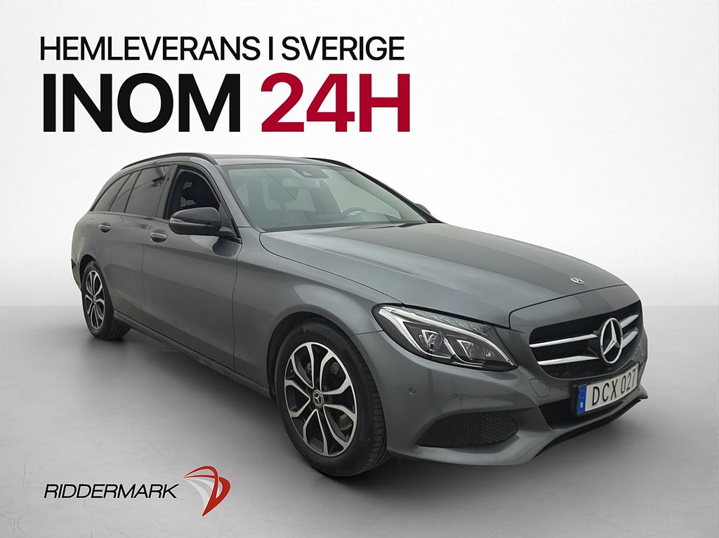 Mercedes-Benz C 220d T Night D-Värmare Drag Kamera Halvskinn