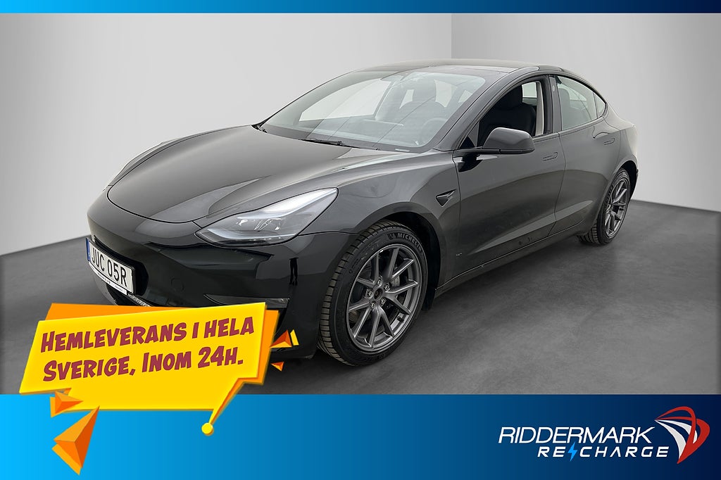 Tesla Model 3 Long Range AWD Autopilot Rattvärme Svensksåld
