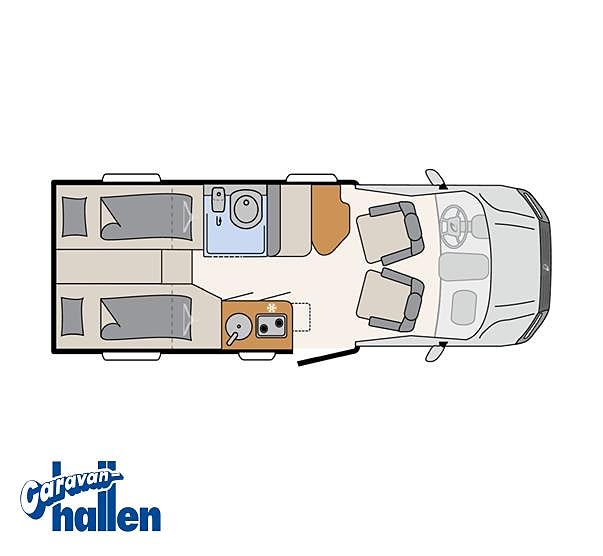 Dethleffs Globebus Performance 4x4 - T 26 (långbädd/3500kg) (Inkommande)