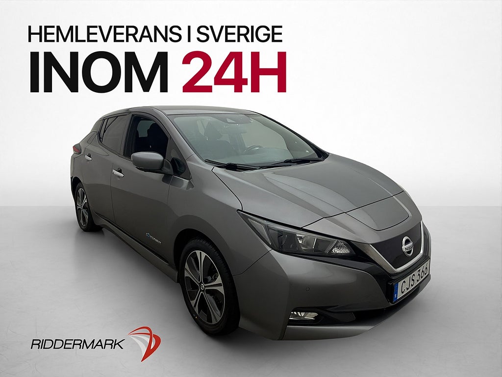 Nissan Leaf 150hk N-Connecta 360° Värmare Rattvärme Navi
