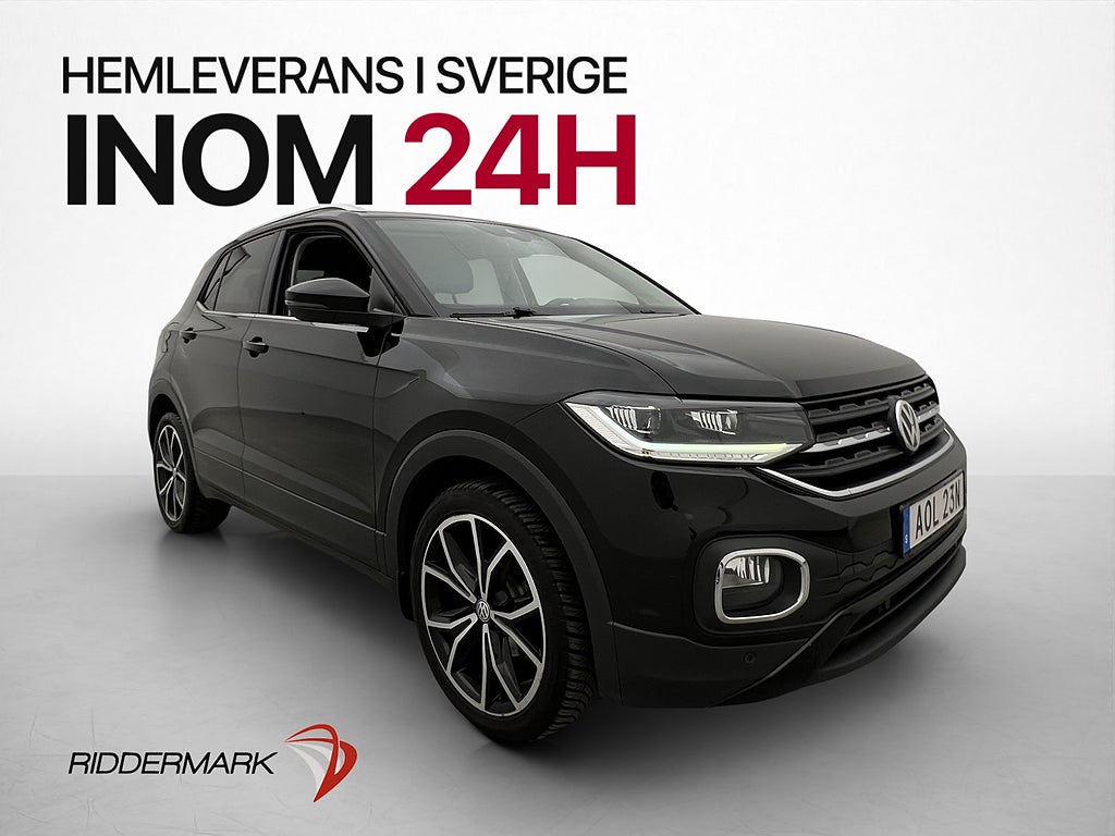 Volkswagen T-CROSS 1.0 TSI 116hk GT Dragkrok Kamera CarPlay