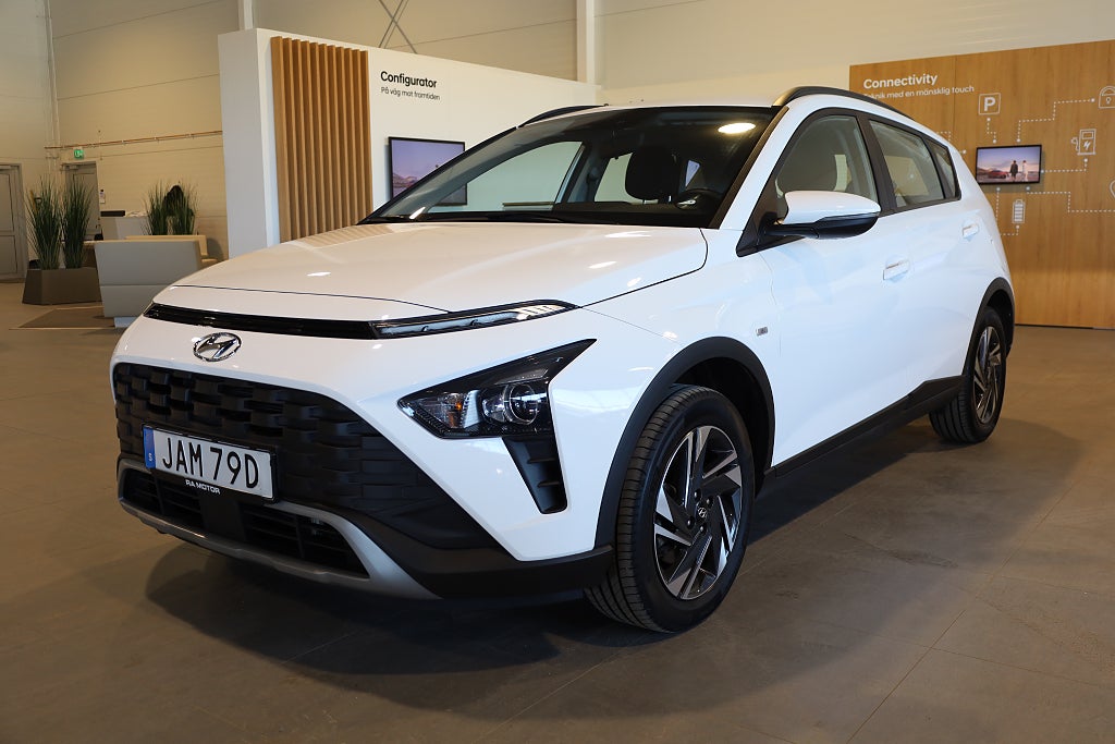 Hyundai Bayon 1.0 T-GDI AUT Essential Kamera CarPlay Rattvärme Leasba 2023