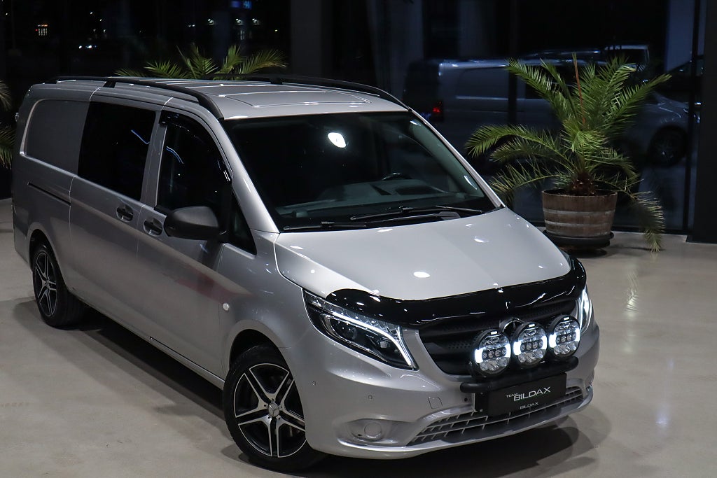 Mercedes-Benz Vito MIXTO 119 LÅNG 4MATIC 7G SKINN DUBBLA DÖRRAR 5-SITS  