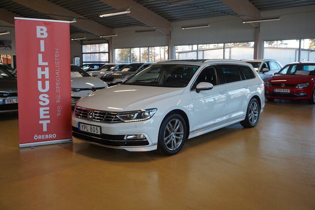 Volkswagen Passat SC TDI 190 GT DSG R-Line Drag Värmare Panorama