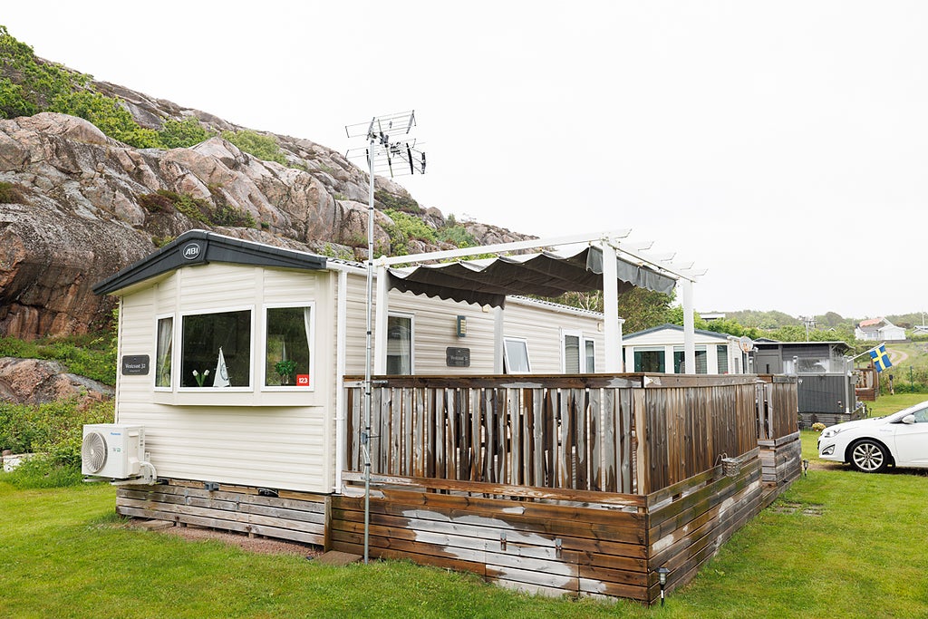 ABI Attraktiv villavagn på Siviks Camping, Lysekil plats 123 ingår 