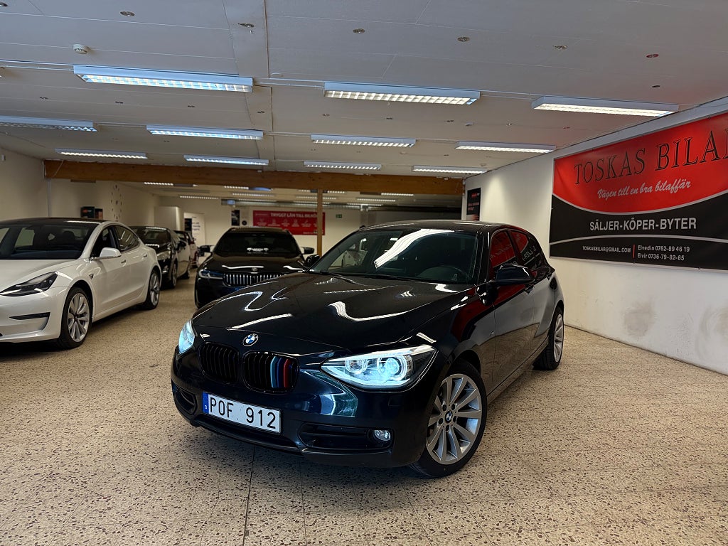 BMW 116 d 5-dörrars Sport line Euro 5/avb/hemleverans/ny bes 