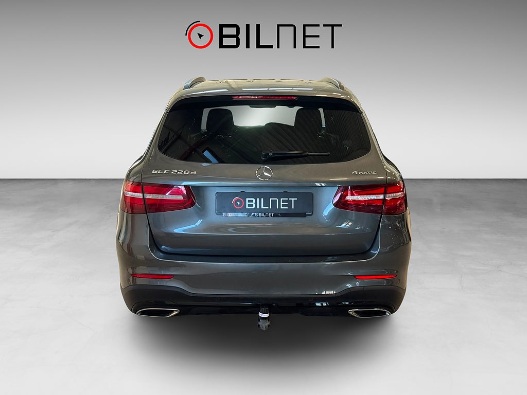 Mercedes-Benz GLC 220 d 4M 9G AMG Burmester Pano 20" Värmare Drag Sv-Såld