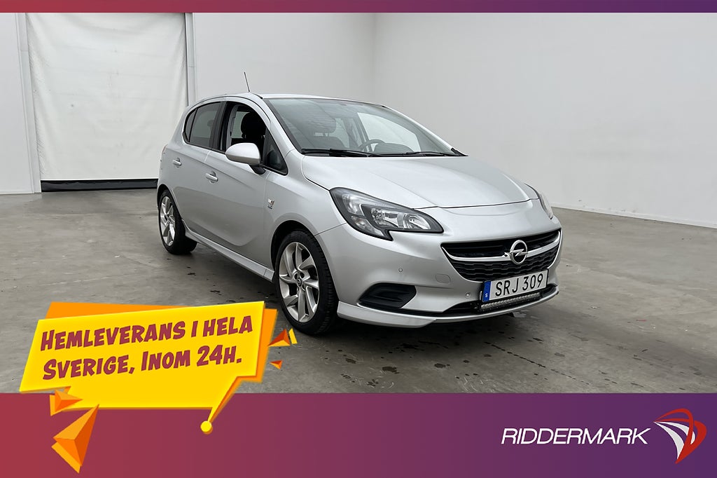 Opel Corsa 1.4 ecoFLEX 100hk OPC Line Rattvärme CarPlay PDC