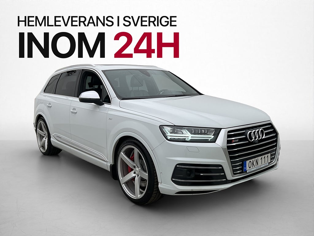 Audi SQ7 4.0 TDI 435hk Pano 7-Sits Cockpit BOSE HUD Luftfj