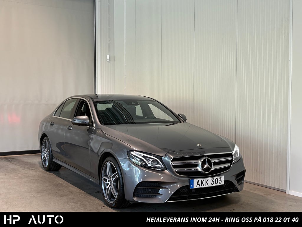 Mercedes-Benz E220d 4M AMG 194hk 1 ägare Elstolar Luftfj. MoK Navi B-kam