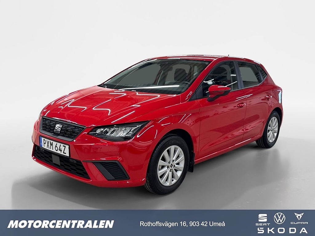 Seat Ibiza 1.0 TSI 95HK/M.värmare/Carplay/Ink.v.hjul