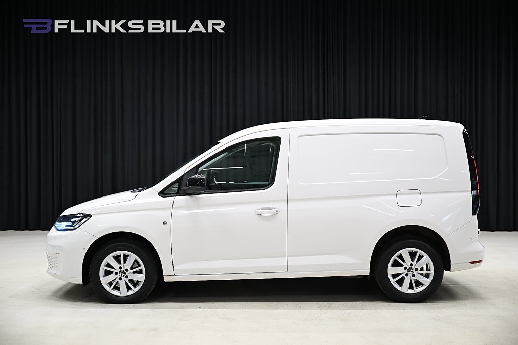 Volkswagen Caddy DSG 122HK Inredd|Nedlackad|LED|Backkamera|EnÄgare|Moms