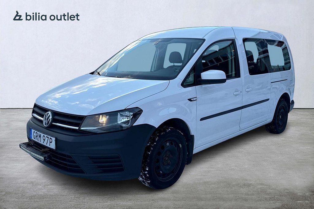 VW Caddy 2.0 TDI Maxi Life, 7-sits, Dragkrok (102hk)