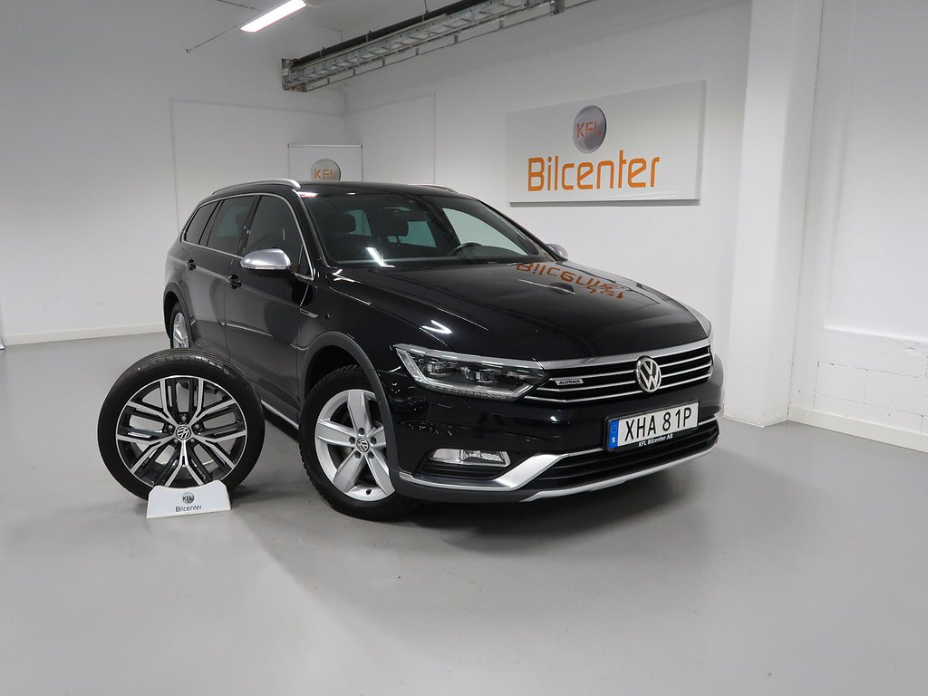 Volkswagen Passat Alltrack 2.0 TDI 4M 240hk V-Däck ingår 360°-Ventstolar-Massage